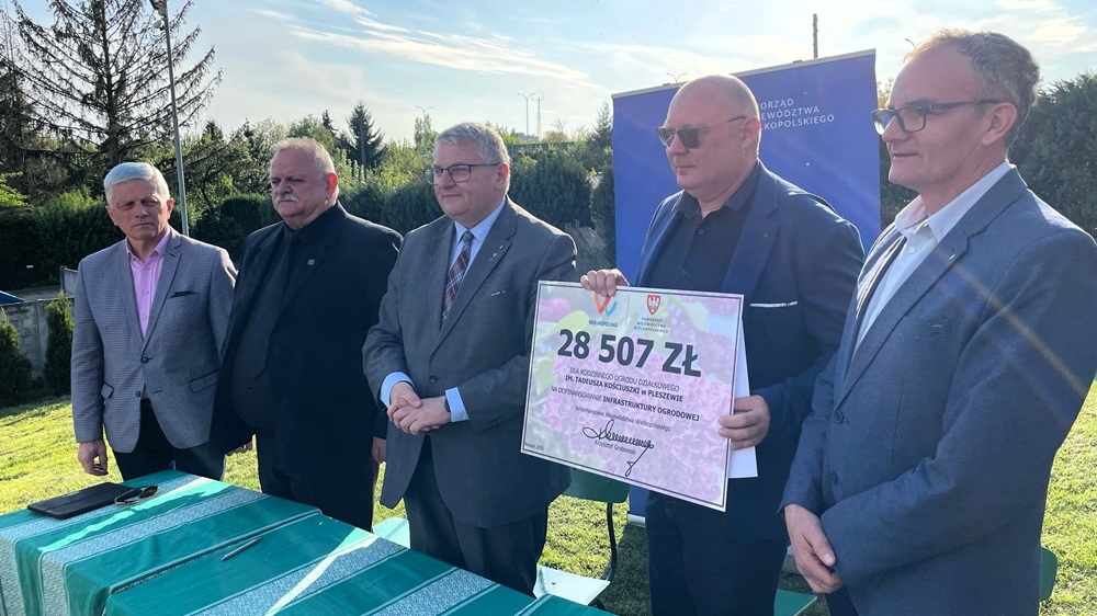 Rodzinne Ogrody Działkowe wsparte finansowo przez Samorząd Województwa Wielkopolskiego