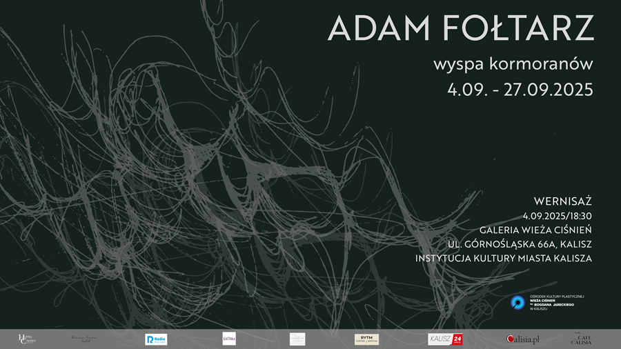 Wieża Ciśnień zaprasza! Wernisaż wystawy Adama Fołtarza pod tytułem „wyspa kormoranów”