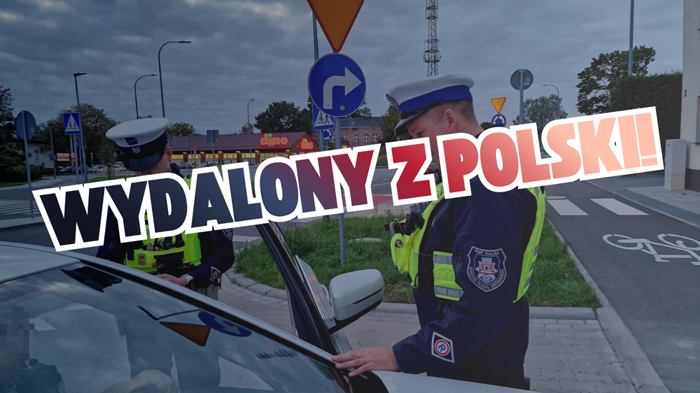 Kalisz: 25-letni obywatel Ukrainy deportowany z kraju po serii dokonanych przestępstw