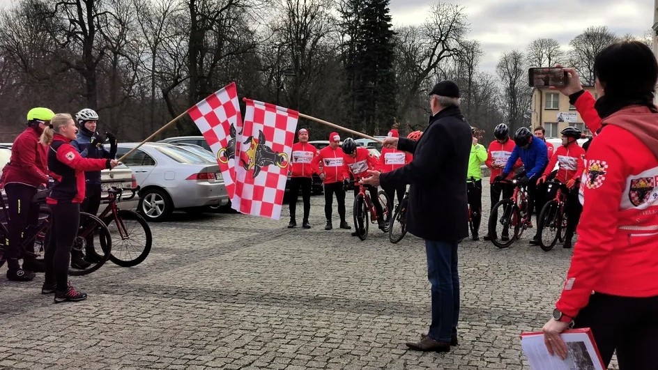 Wielkoorkiestrowa Sztafeta Cyklistów 26. raz wyruszy z Kalisza do studia WOŚP w Warszawie