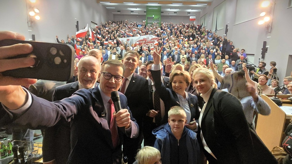 Kalisz. Mateusz Morawiecki i Daniel Obajtek o przyszłości CPK i sprzeciwie wobec „bypassu”