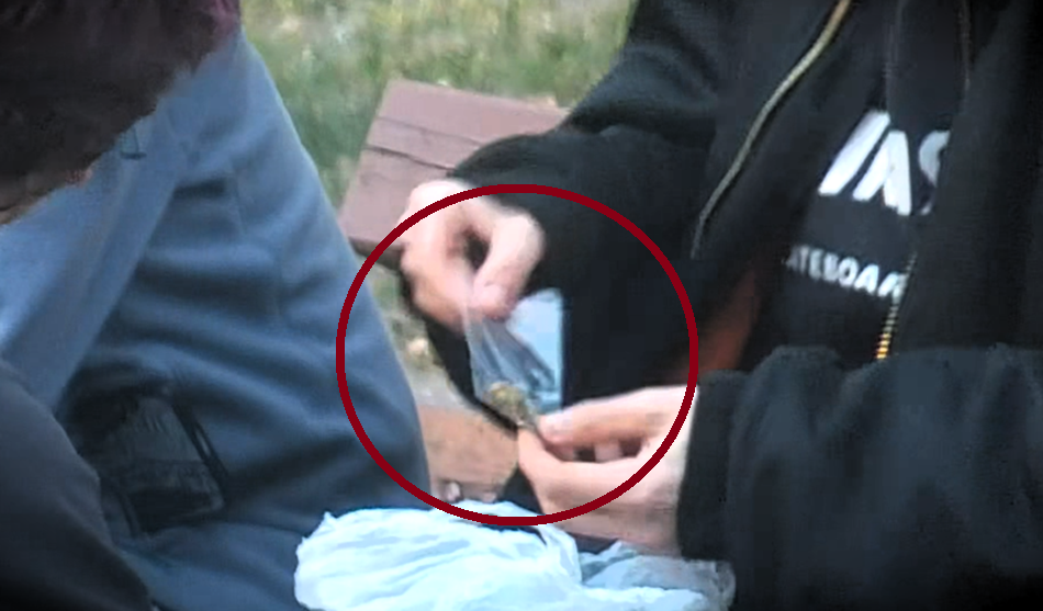 Monitoring miejski nie zawiódł. Młodzież z marihuaną namierzona na skwerze w Kaliszu