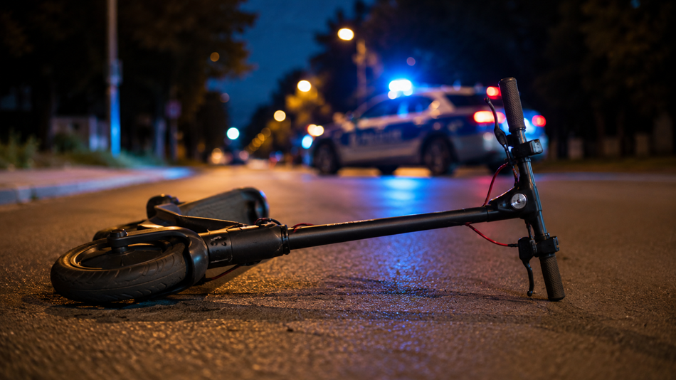 Groźny wypadek 10-latka na hulajnodze elektrycznej w Kaliszu. Dziecko trafiło do szpitala