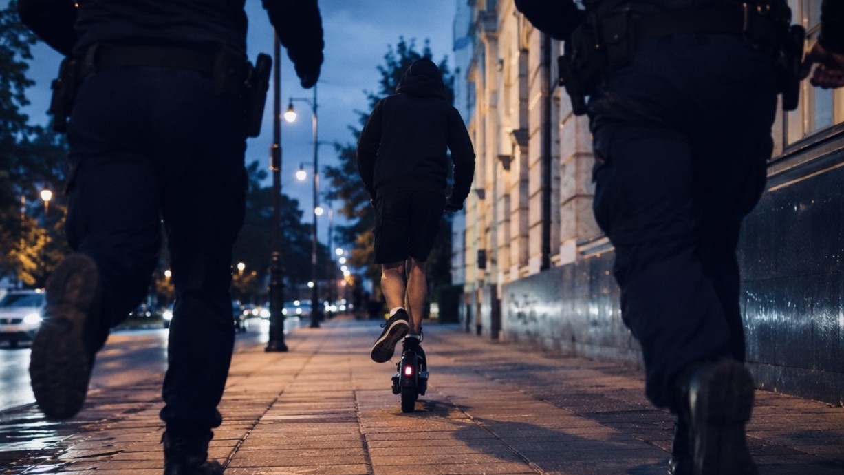 Nie zatrzymał się do kontroli i uciekał na hulajnodze. 15-latek odpowie przed sądem