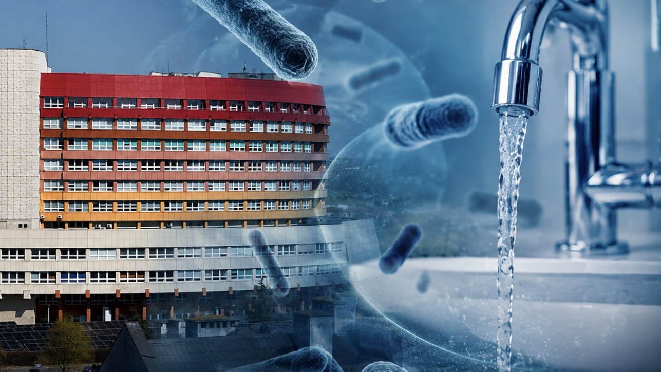 Legionella w kaliskim szpitalu. Bakterię wykryto w instalacji wodnej „okrąglaka”
