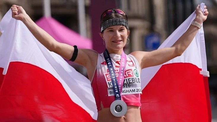 Kaliszanka Katarzyna Zdziebło wicemistrzynią Europy! Rekord Polski w Birmingham