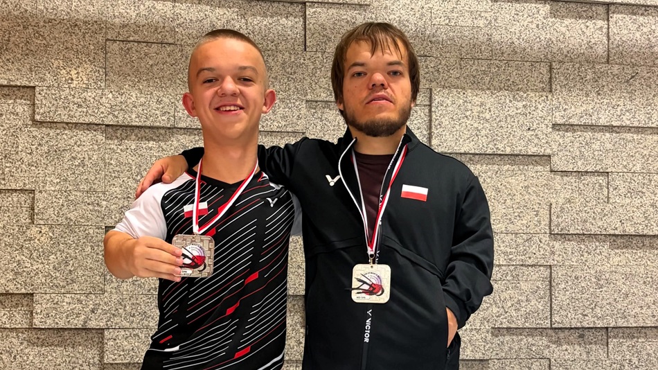 Trzy srebrne medale kaliszanina na mistrzostwach Polski w para badmintonie
